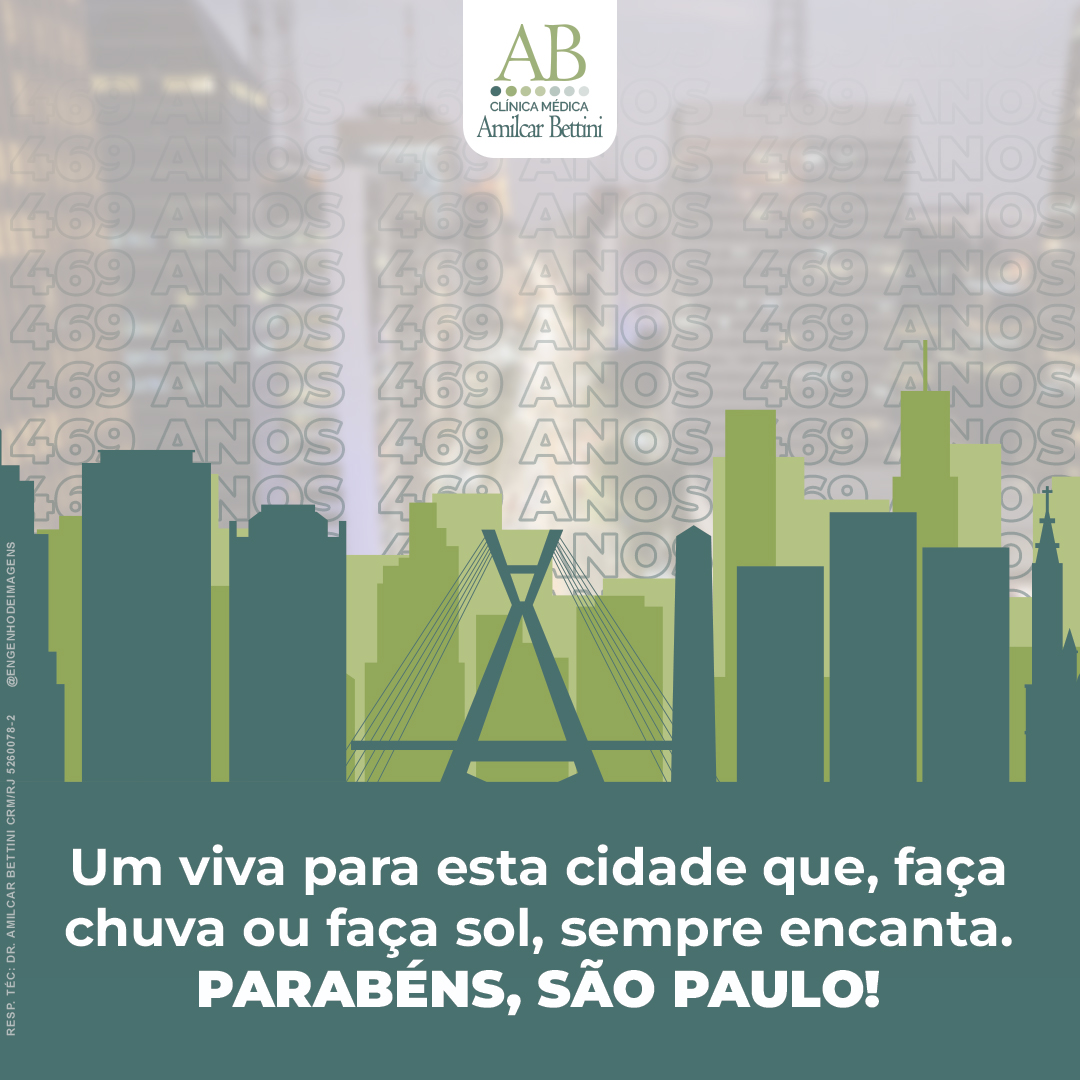 Hoje é aniversário da nossa QUERIDA SÃO PAULO