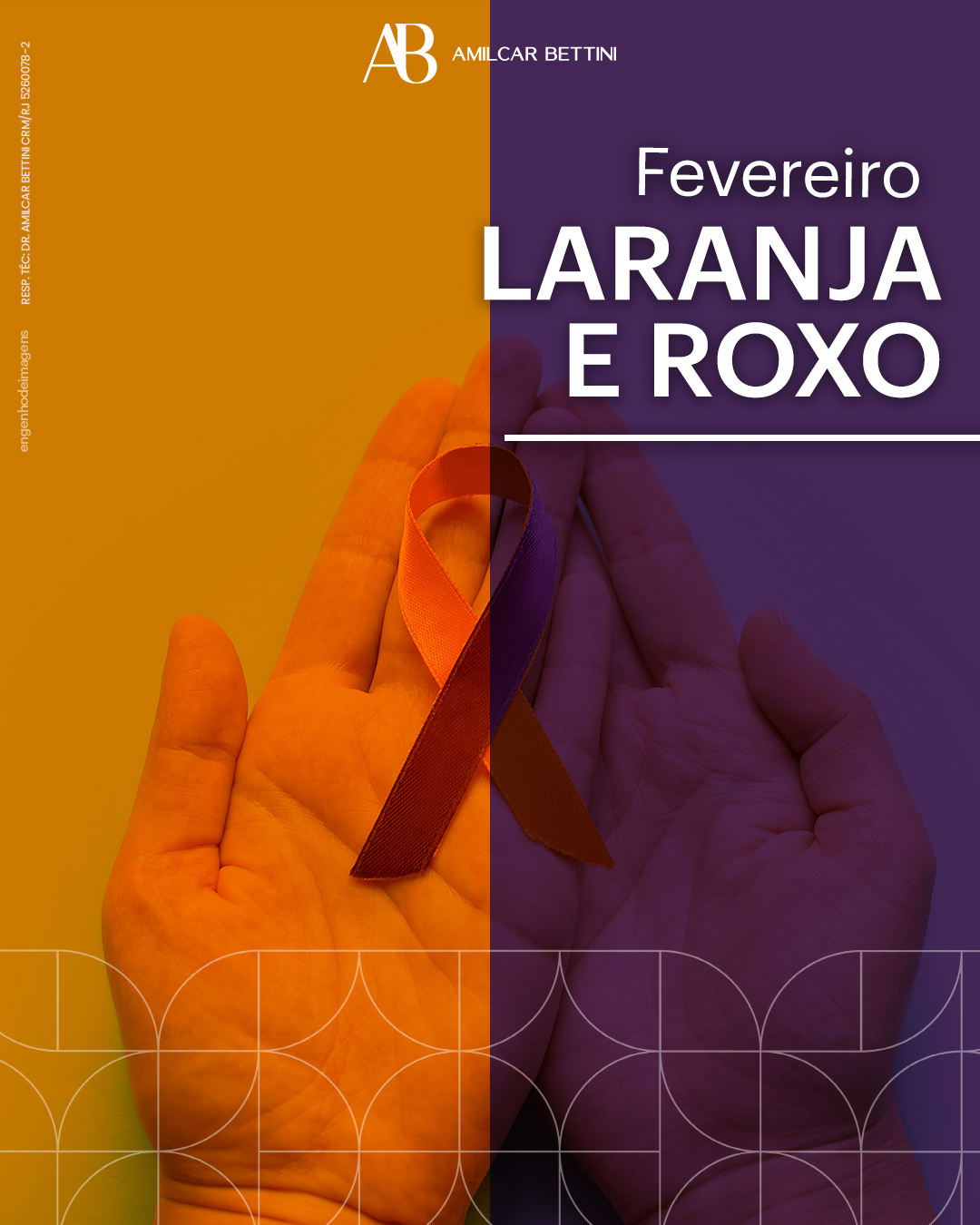Fevereiro "Laranja e Roxo".
